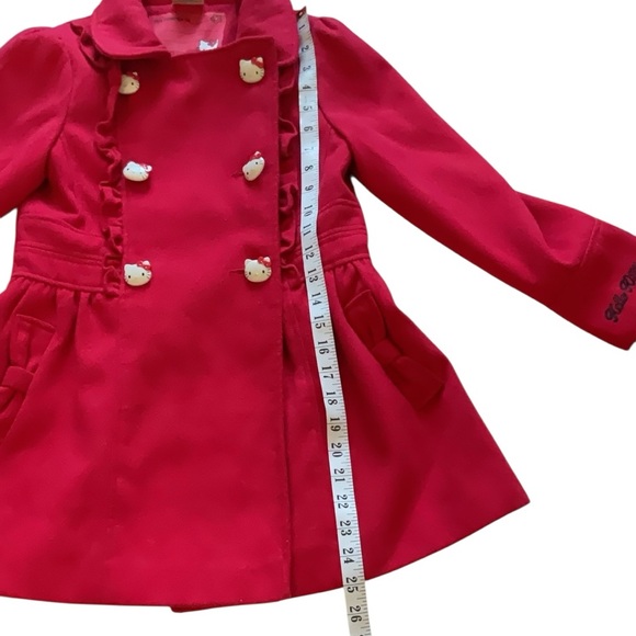 Hello Kitty Girls Red Coat, size 7-8 yrs, 122-128cm - Picture 13 of 15
